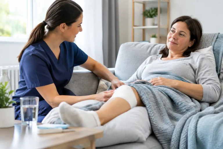 A Post Surgery Care Example for Recovery at Home