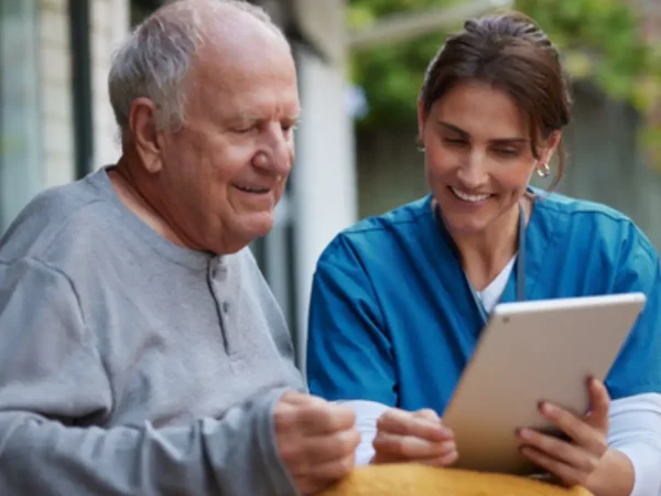 oder man with non-medical caregiver provided by GUIDE through Medicare